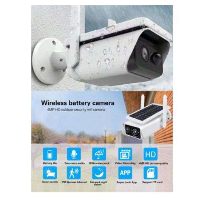 Solar Powered Wireless Security Camera Using Wifi