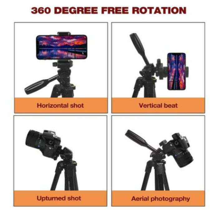 Camera Tripod(stand) for Canon Nikon Sony DSLR ,Black - NP 3160