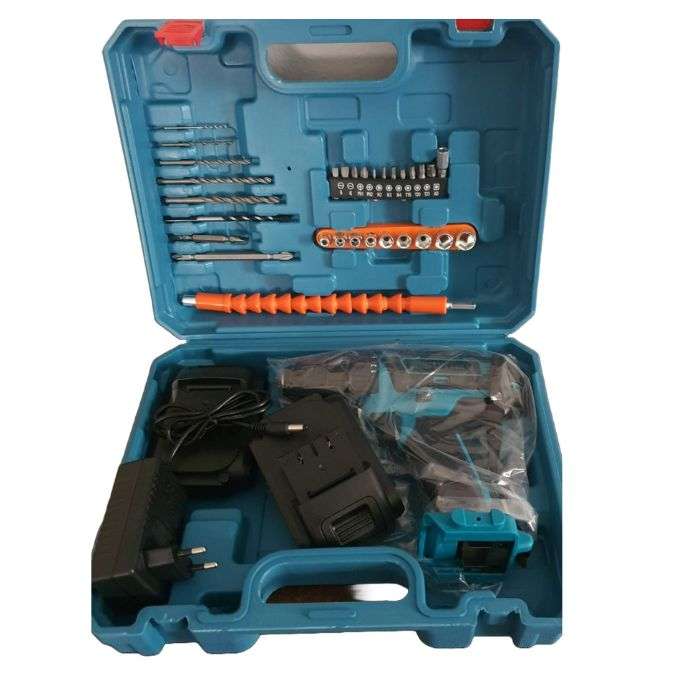 36V Cordless Rechargeable Lithium-Ion Drill and Screwdriver Set
