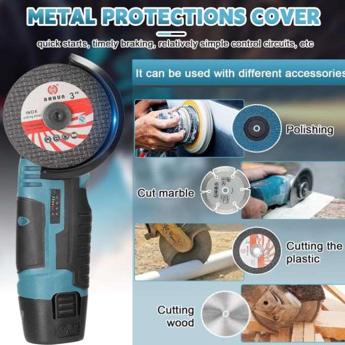 Mini 75mm Machine Angle Grinder