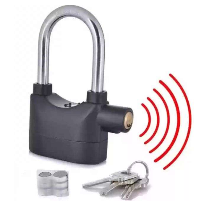 2 X Anti Theft Siren Security Alarm Movement Shock Sensor Lock