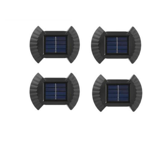 4 Piece Solar Energy Wall Lamp