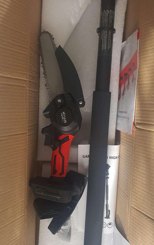 Battery Operated Telescopic Pruner - 2 x 48Volt Batteries
