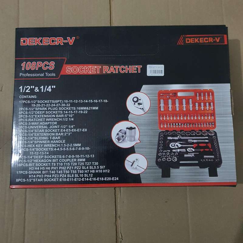 108pcs Professional Socket  Tool Set