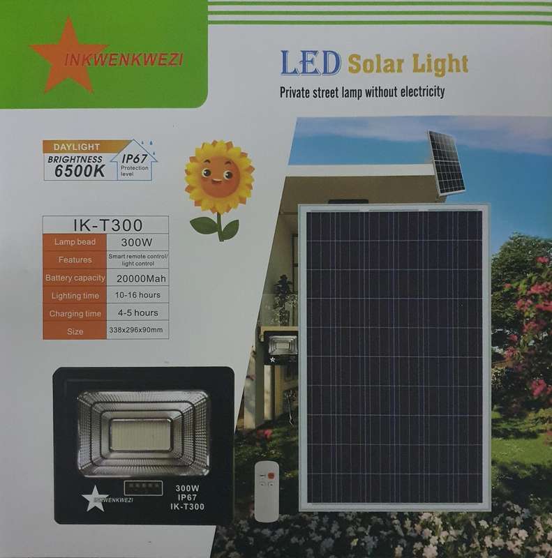 300W LED Solar Light with remote control