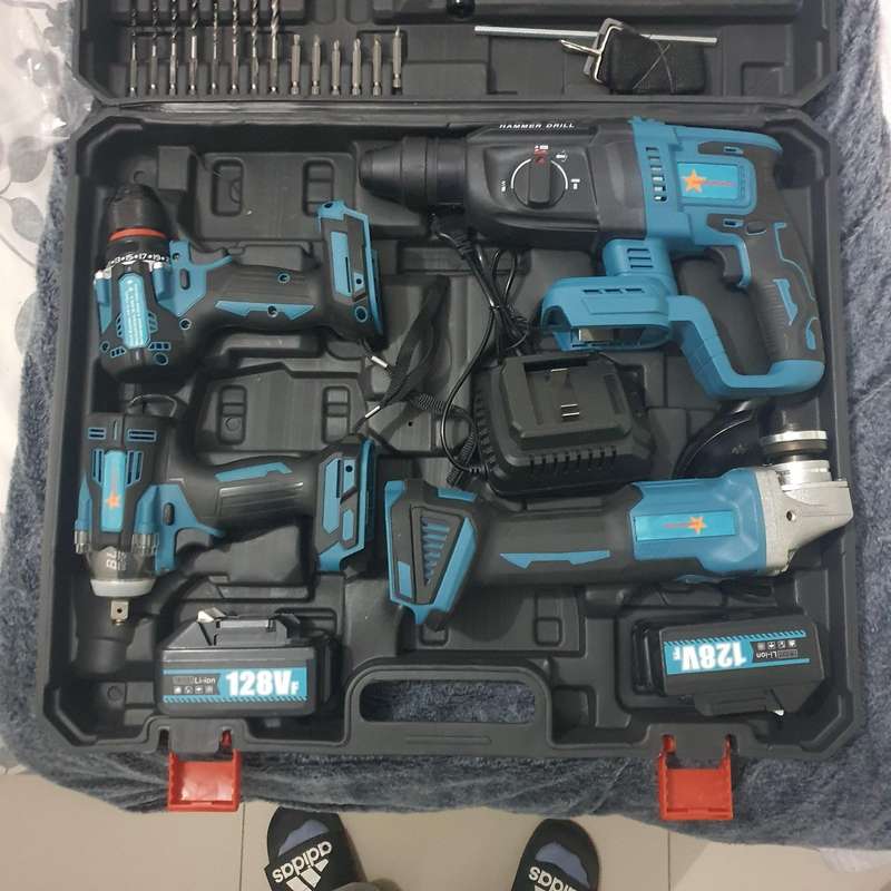 4 in 1 Cordless Power Tool set. 88V Lithium  batteries & accessories