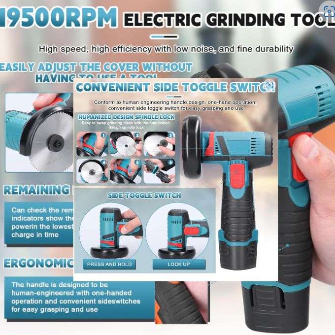 Mini 75mm Machine Angle Grinder