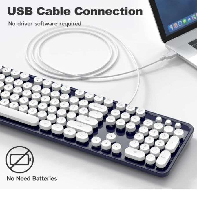 Mofii Wired Keyboard - Black