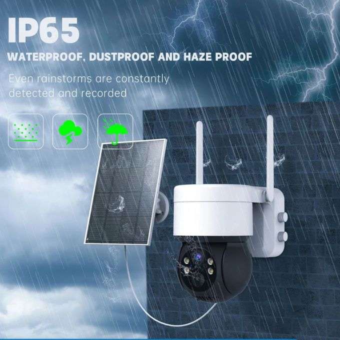 Solar Wireless 5MP Colour Night Vision Security Outdoor Camera