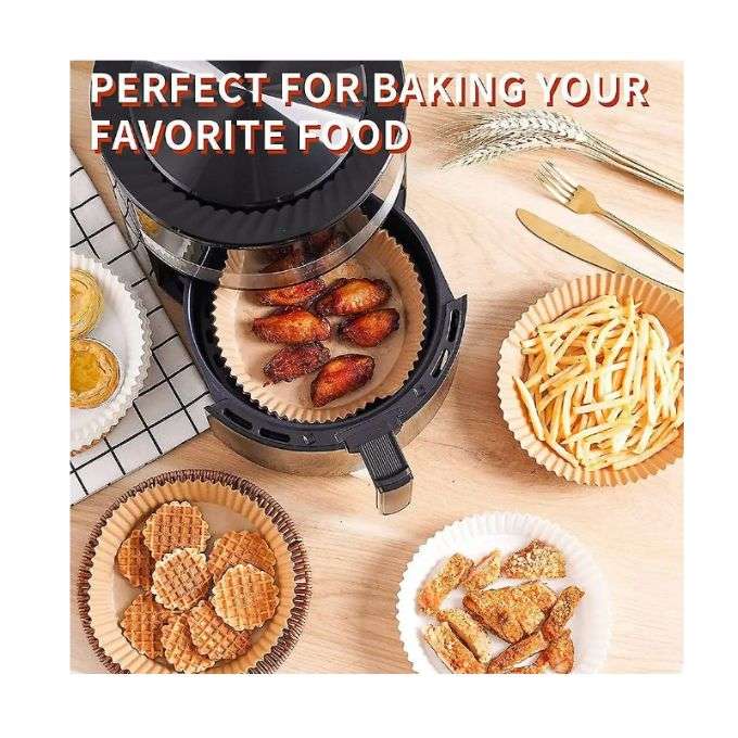 Non-stick Air Fryer Liners 20cm - 100pcs