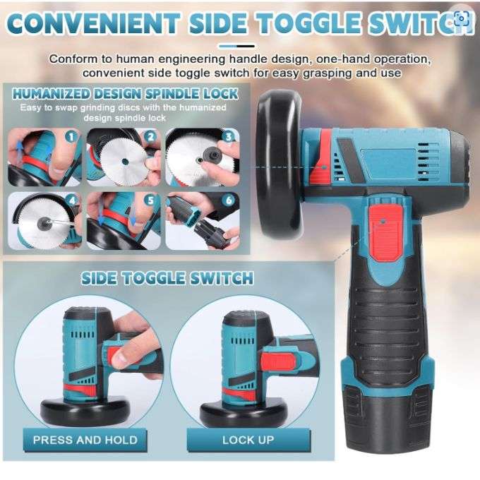 Mini 75mm Machine Angle Grinder