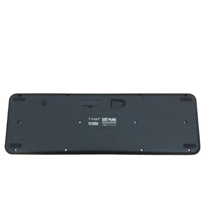 T-Wolf Dot Punk Wireless Keyboard and Mouse Set - TF350
