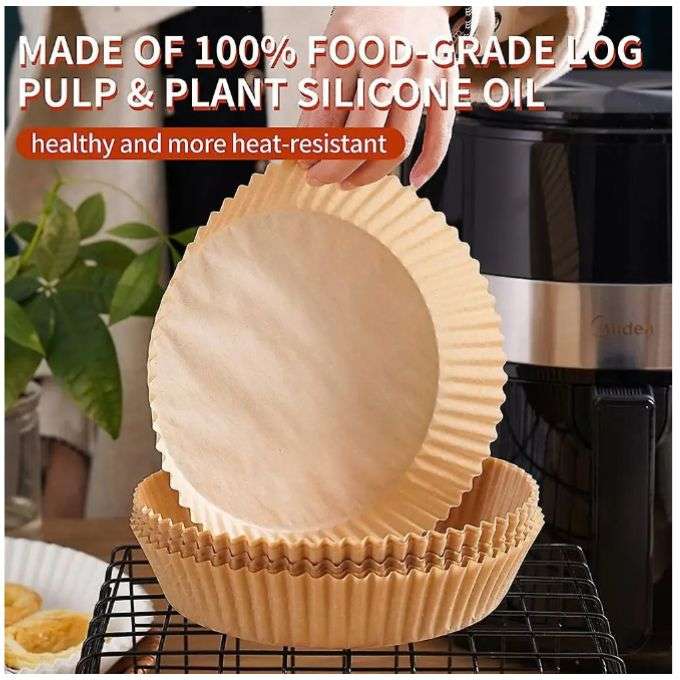 Non-stick Air Fryer Liners 20cm - 100pcs