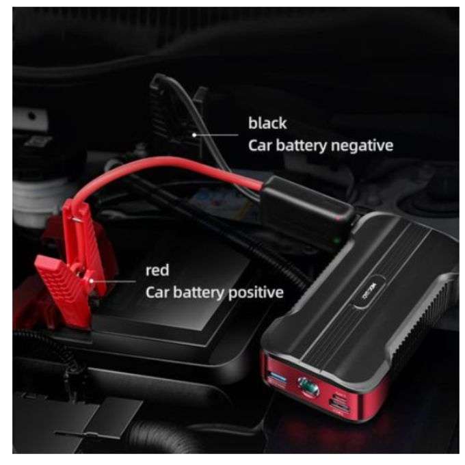 2 in 1 Combo - 6V & 12V Battery Tester and 12V Emergency Jump start