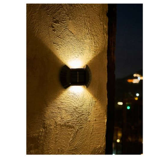 4 Piece Solar Energy Wall Lamp