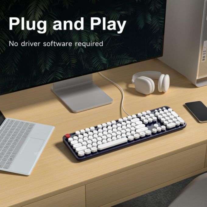 Mofii Wired Keyboard - Black