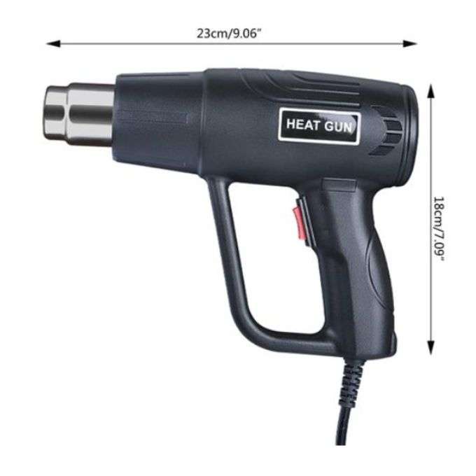 Heat Gun Strong Power Hot Air Gun 2000W - 2 Speeds