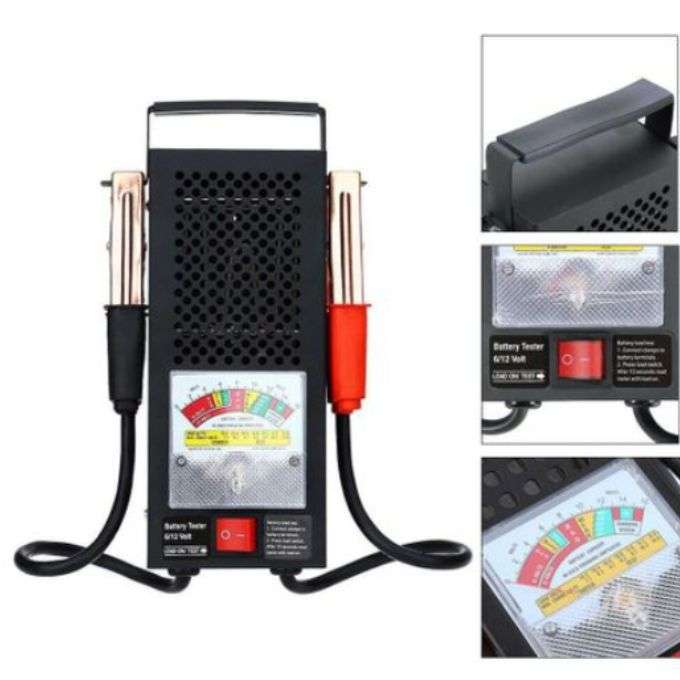 2 in 1 Combo - 6V & 12V Battery Tester and 12V Emergency Jump start
