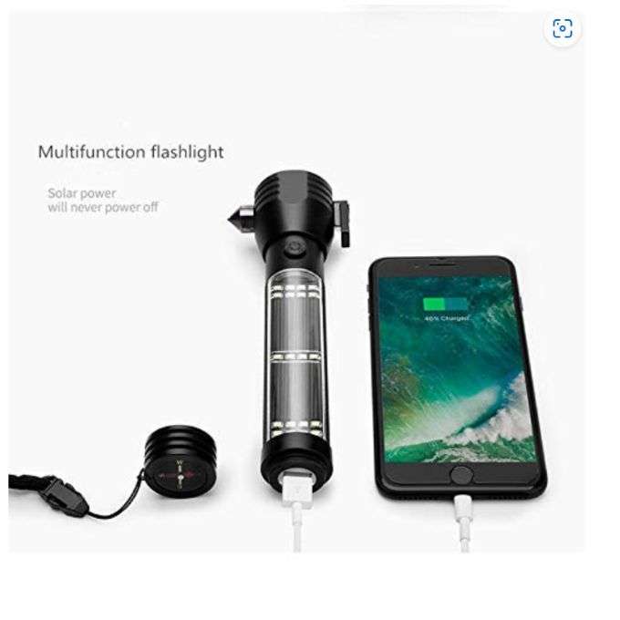 Solar Power Flashlight