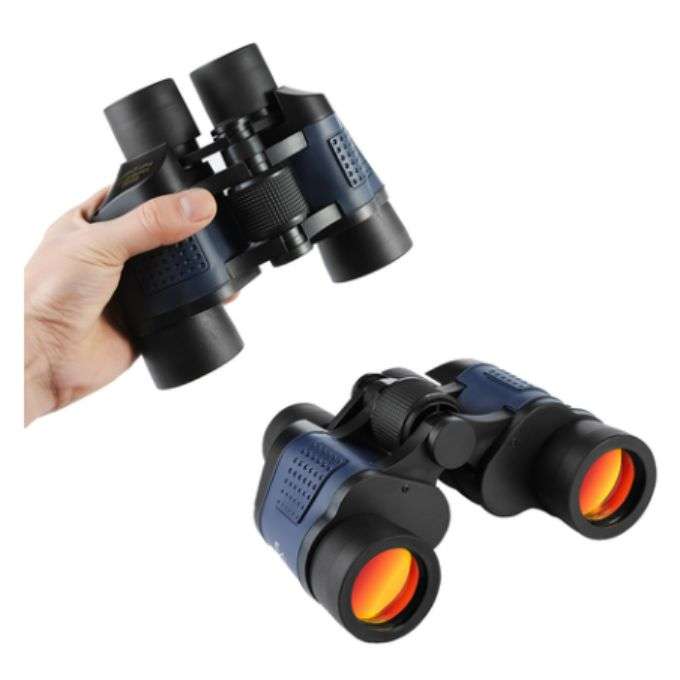 60x60HD Binoculars  Professional High-Power Low Light Outdoor Red Film
