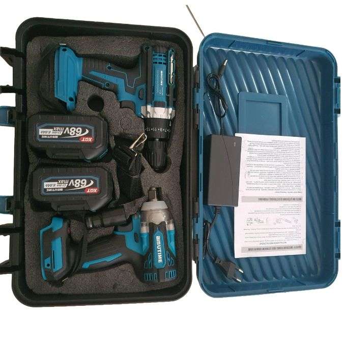 2-in-1 Combo 68V Lithium electric drill & wrench set