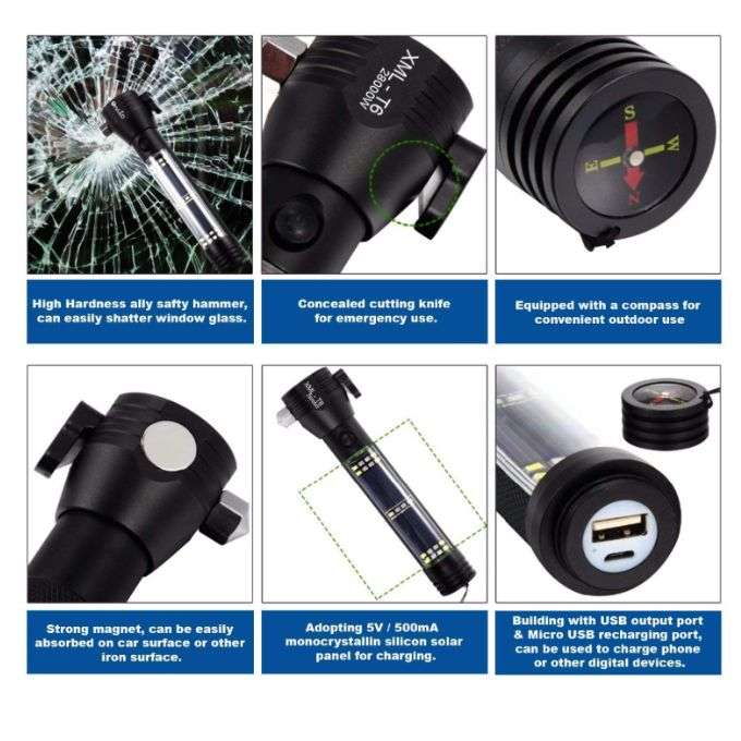 Solar Power Flashlight