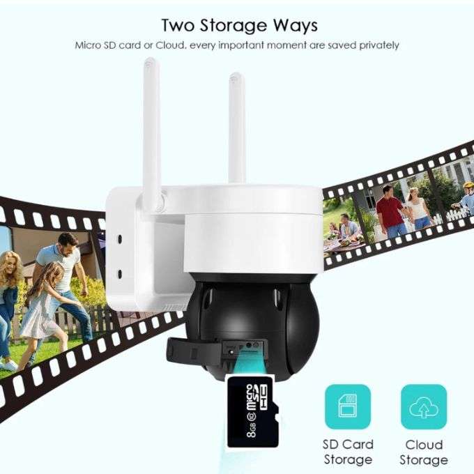 Solar Wireless 5MP Colour Night Vision Security Outdoor Camera