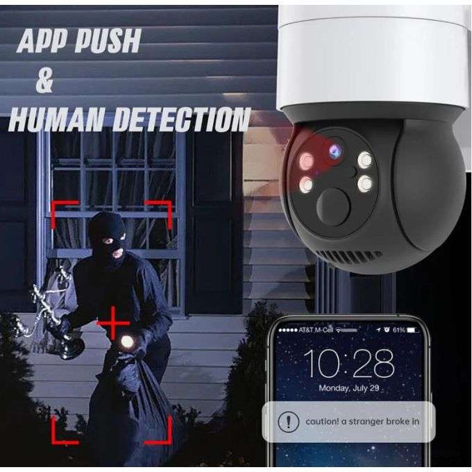 Solar Wireless 5MP Colour Night Vision Security Outdoor Camera