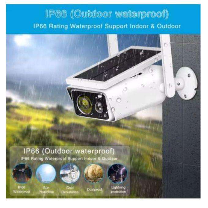 Solar Powered Wireless Security Camera Using Wifi