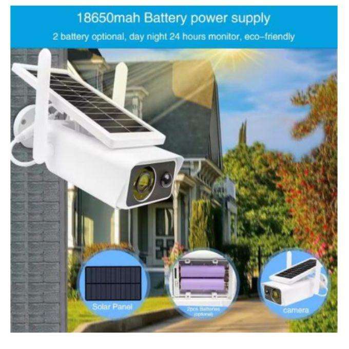 Solar Powered Wireless Security Camera Using Wifi