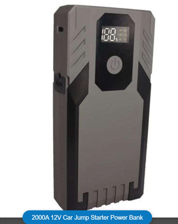 2000A 12V Car Jump Starter Power Bank