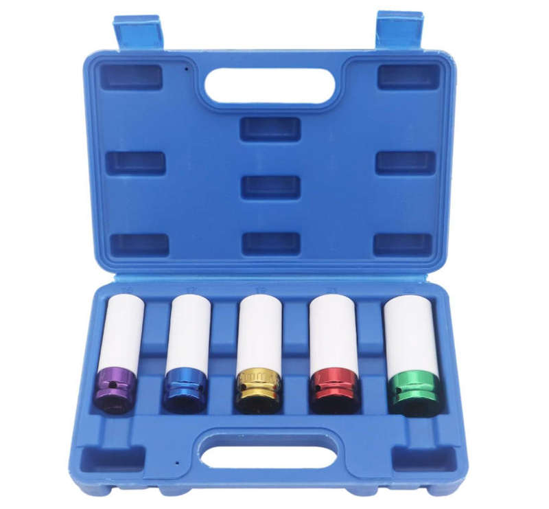 5pcs Wheel Socket Set 1/2 Rim Protect Sleeves