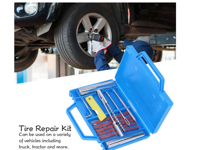 11Pcs Tire Repair Kit,