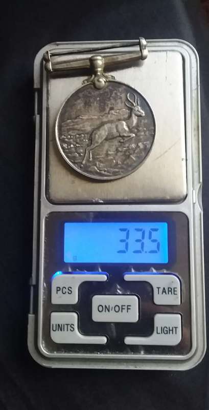 Africa Service Medal - 210034 C.J.H. MIENIE