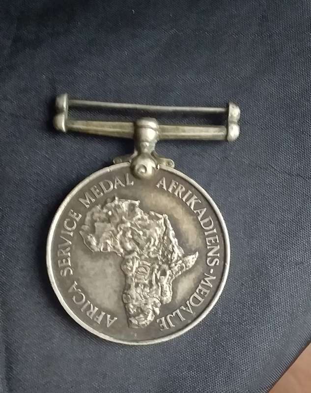 Africa Service Medal - N13110 G. TLADI