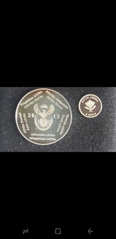 2012 Gautrain - Silver R2 + 2½ c Tickey