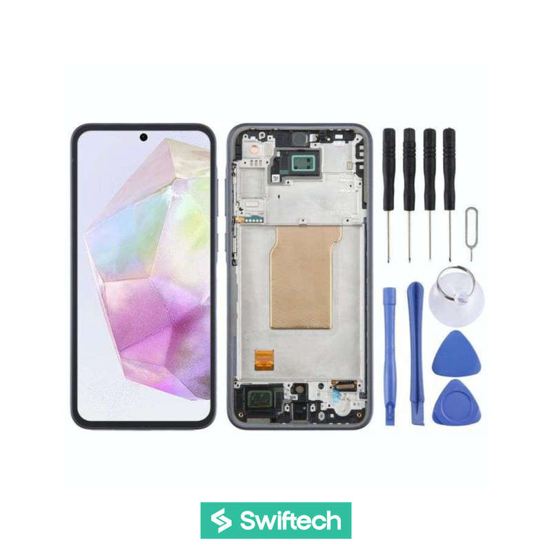 OLED LCD Digitizer Display Assembly Replacement For Samsung A35 W/F