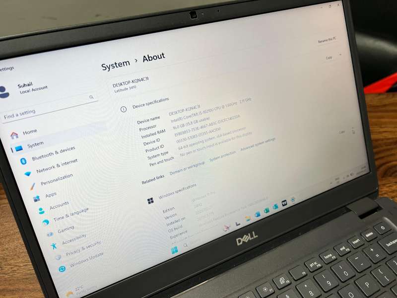 Dell Latitude 3410 - i5 10th Gen | 16GB Ram | 256GB SSD | 500GB HDD