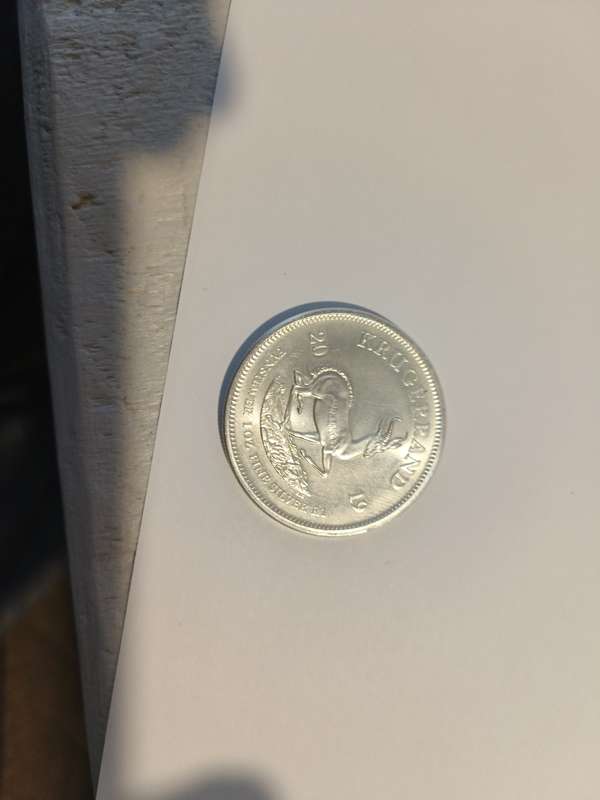 2019 1oz silver Kruger coin