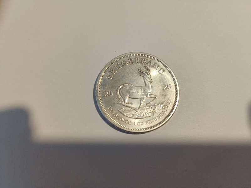 2020 1oz silver Kruger rand