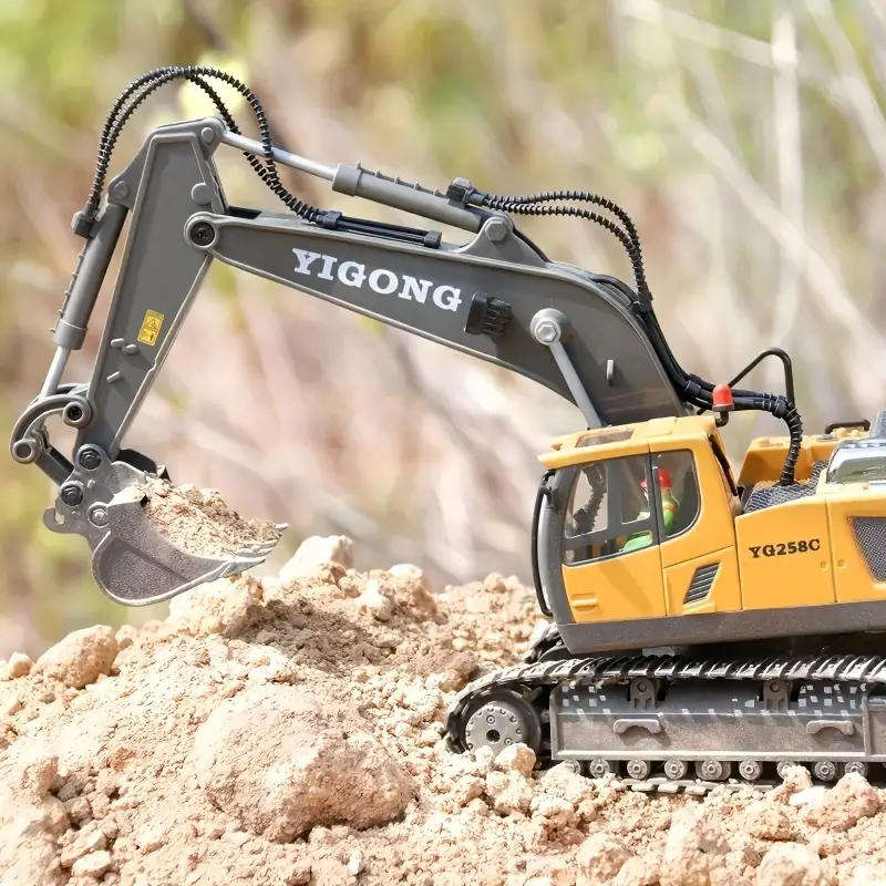 Excavator - 11 Channel Remote Control, Full Range of Motion, USB Rechargeable