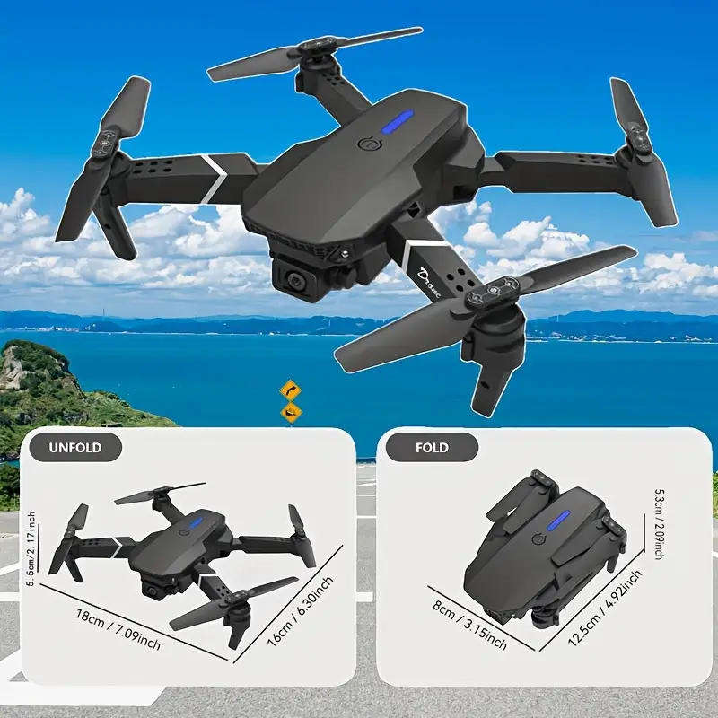 Drone with HD Camera, Professional Drone - Suitable for Beginners