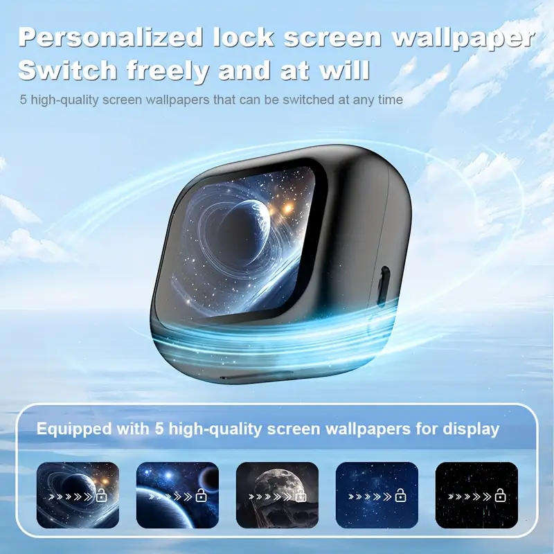 Quality Wireless Headphones -LCD Touch Screen Music Control, In-Ear, Microphone, USB-C Charging