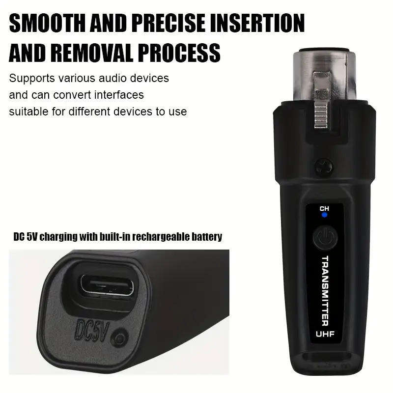 Wireless Mic Transceiver System - Make any two standard microphones Wireless