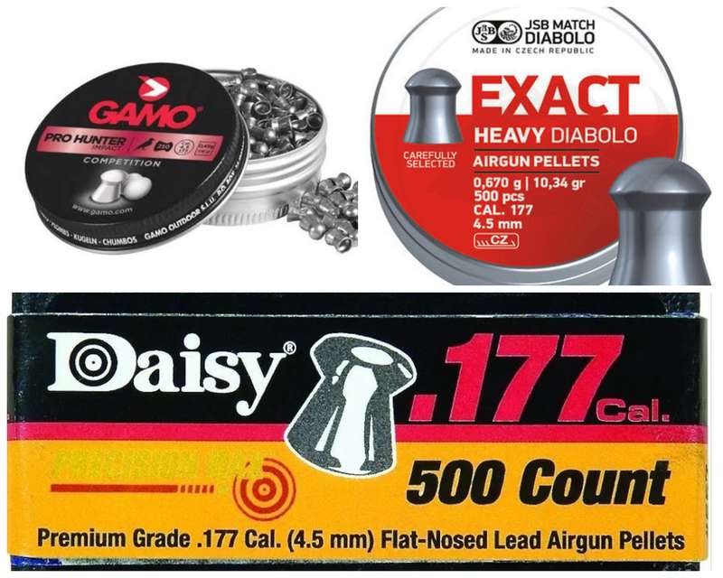 Selection of Premium .177 Caliber / 4.5mm Ammunition as per pictures
