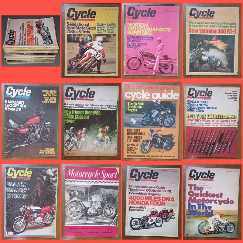 38 x Various Vintage Motorcycle Magazines