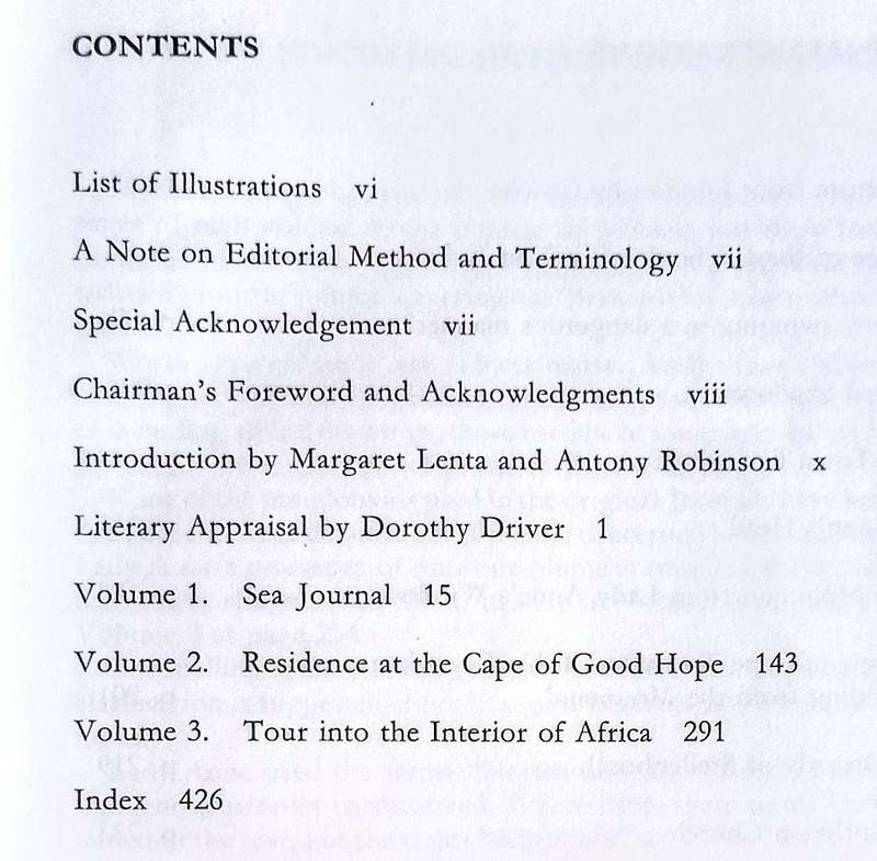 The Cape Journals of Lady Anne Barnard. 1797 - 1798. Hardcover, DJ