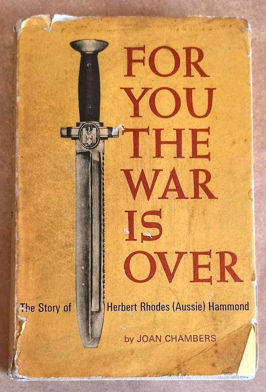 For you the war is over. Hardcover, Dj