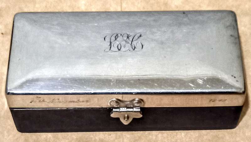 Vintage Wilkinson Sword Razor Case. Engraved