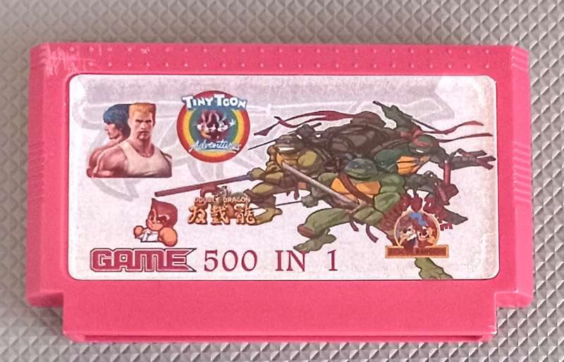 Vintage 500 in 1 Game Cartridge